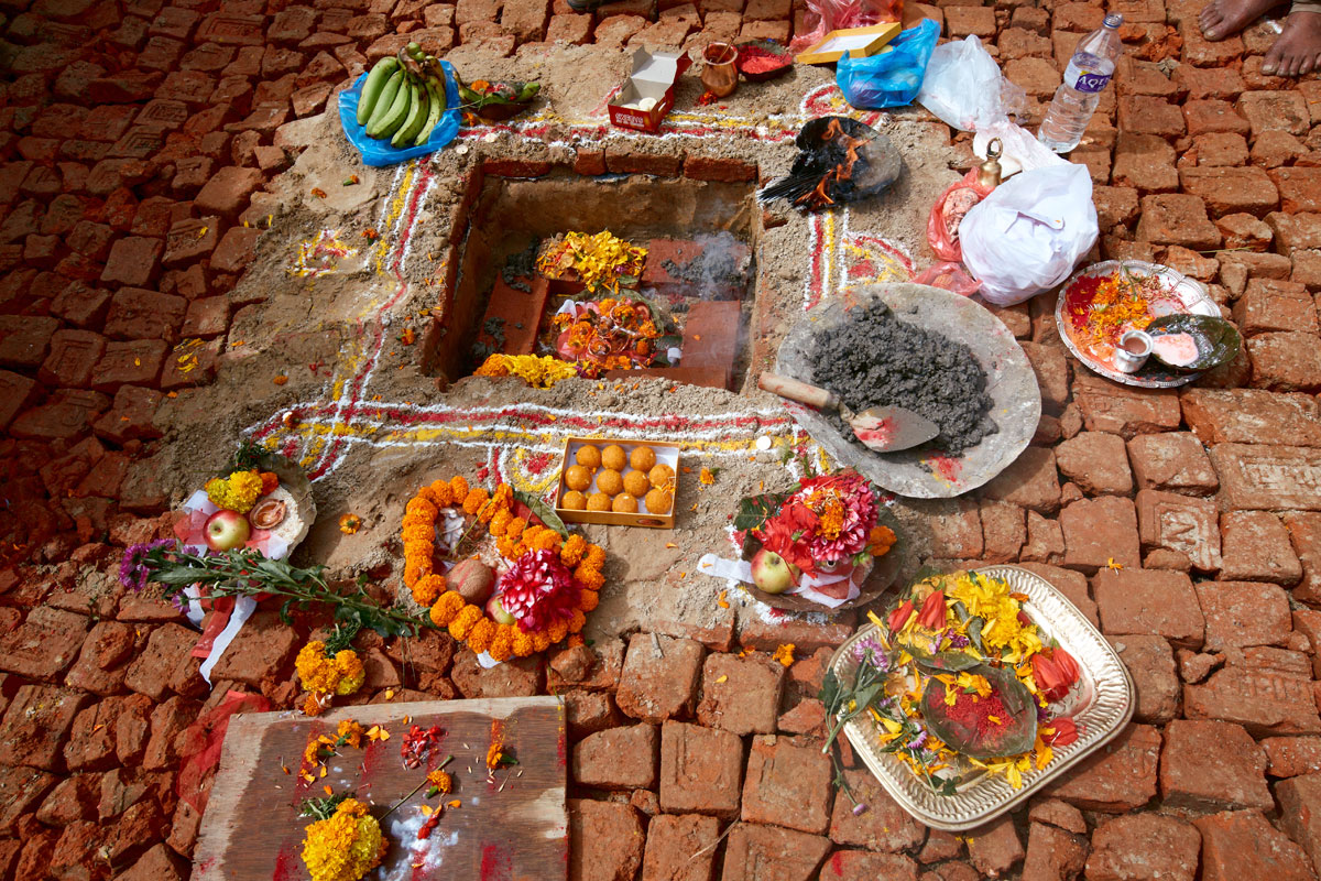 Stone laying ceremony