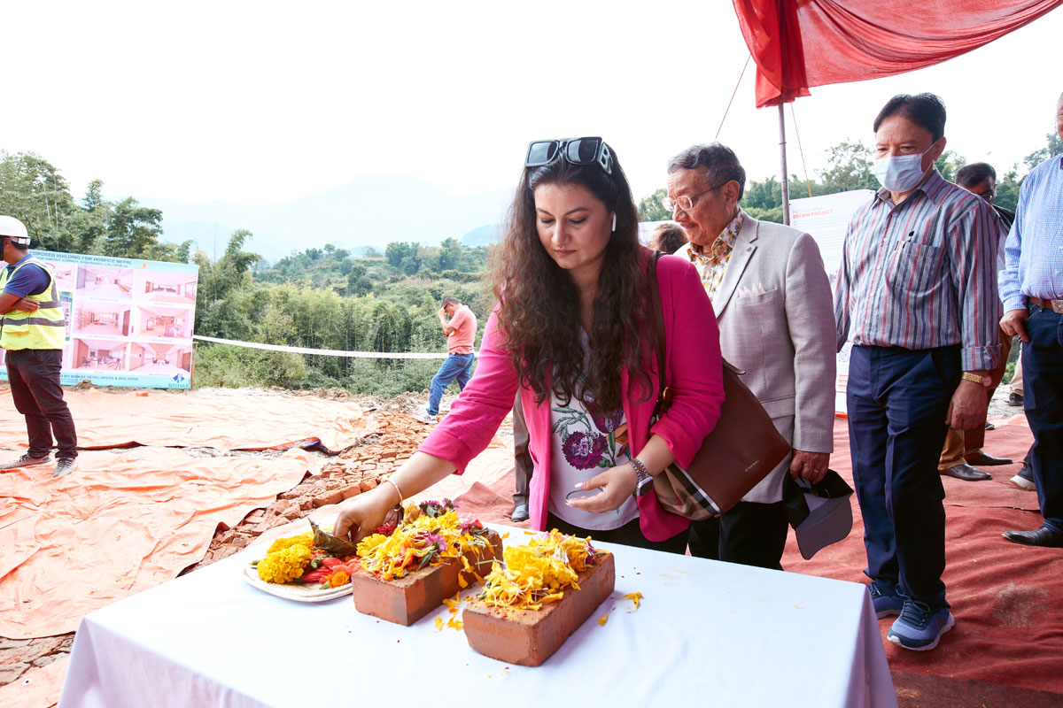 Stone laying ceremony