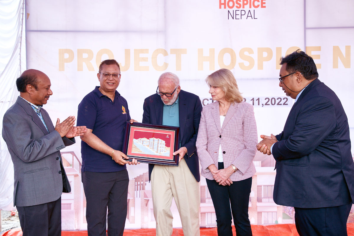 Stone laying ceremony