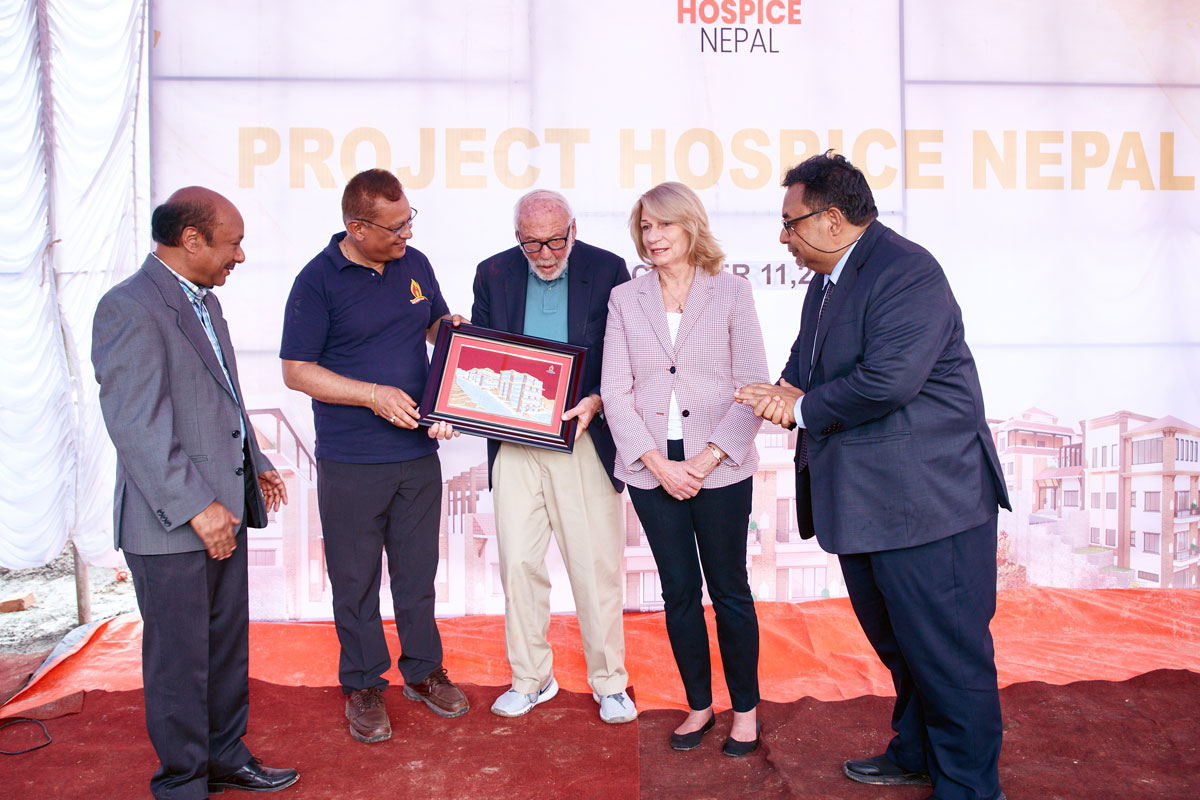 Stone laying ceremony